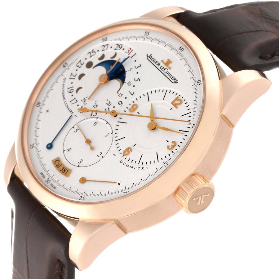 Jaeger Lecoultre Duometre Quantieme Lunaire Rose Gold Watch Q6042521