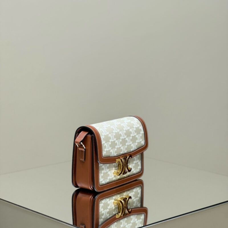 Replica Celine Triomphe Mini White