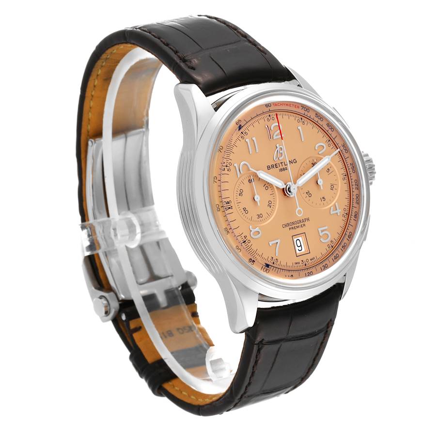 Breitling Premier B01 Chronograph 42 Steel Mens Watch AB0145