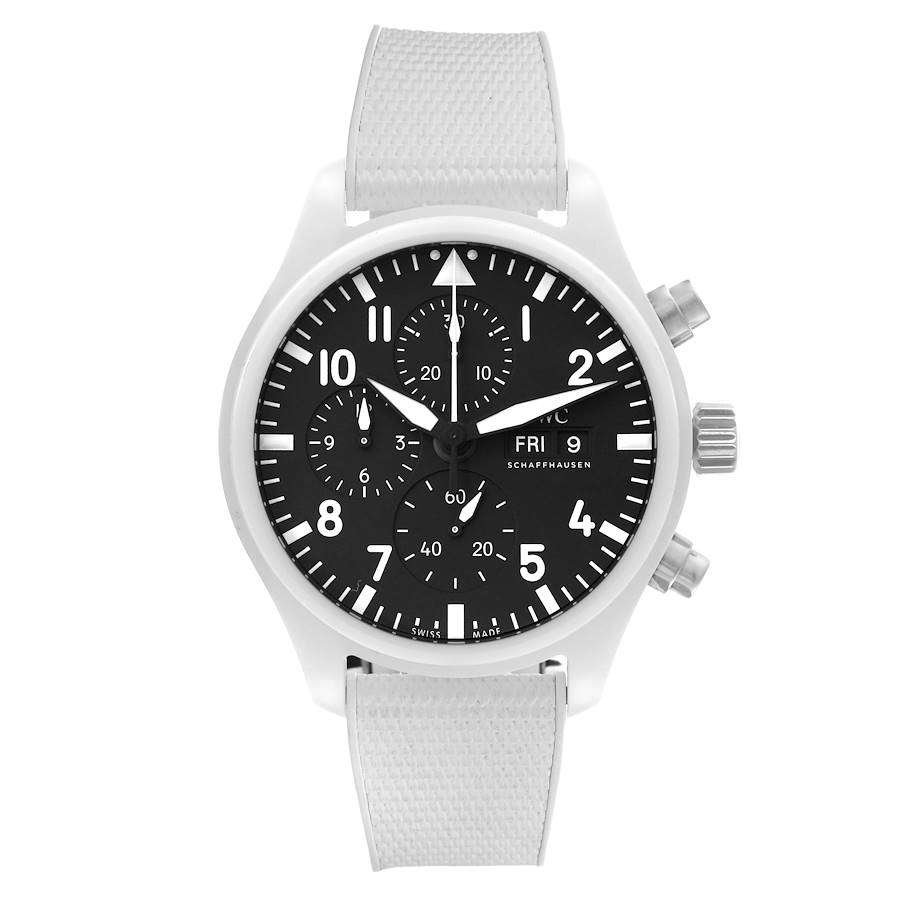 IWC Pilot Top Gun Chronograph Ceramic Mens Watch IW389105