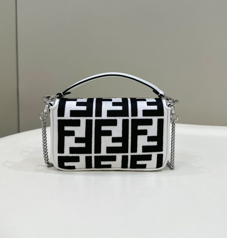 Replica Fendi Baguette Small White