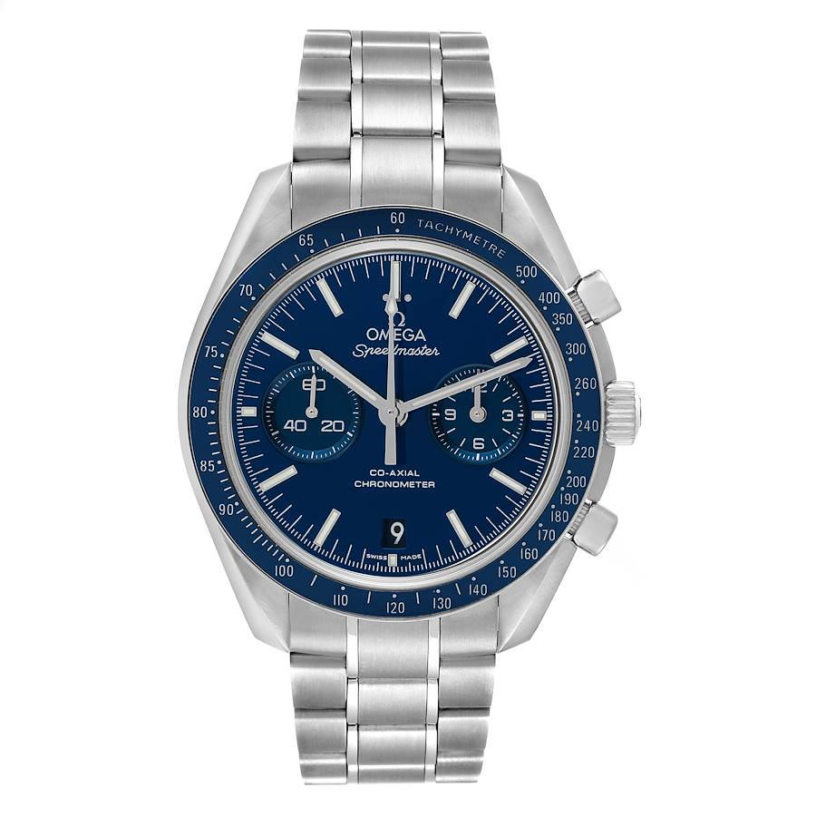 Omega Speedmaster Blue Dial Titanium Mens Watch 311.90.44.51.03.001