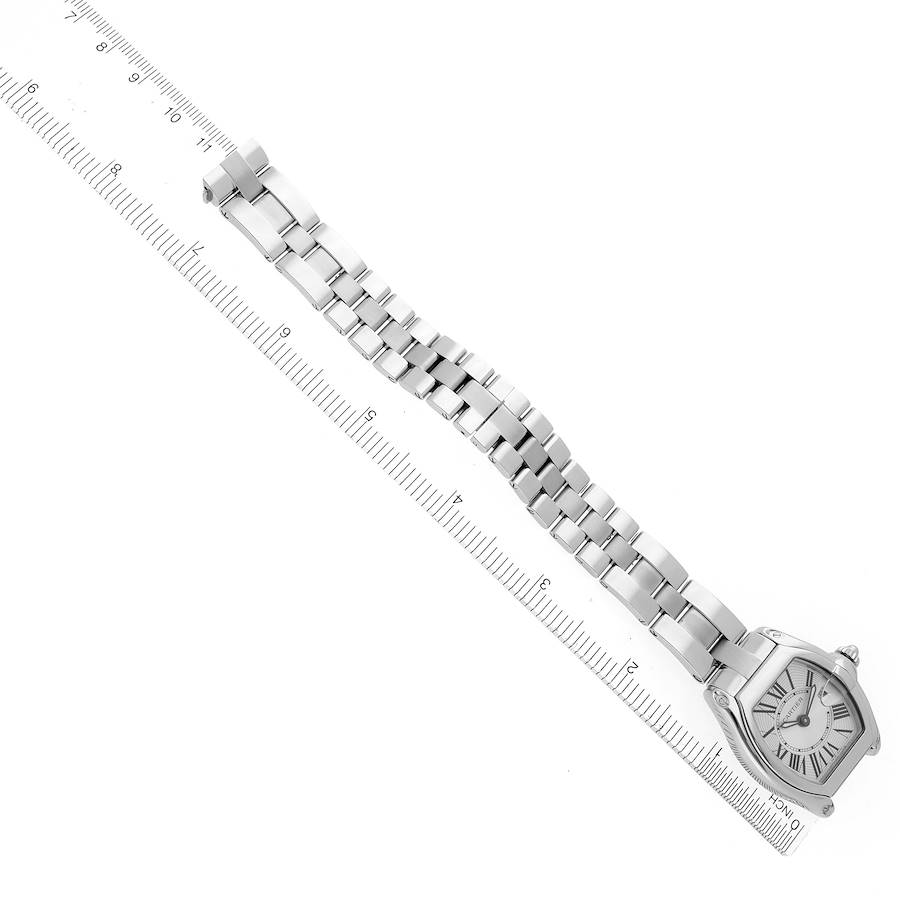 Cartier Roadster Small Silver Dial Steel Ladies Watch W62016V3