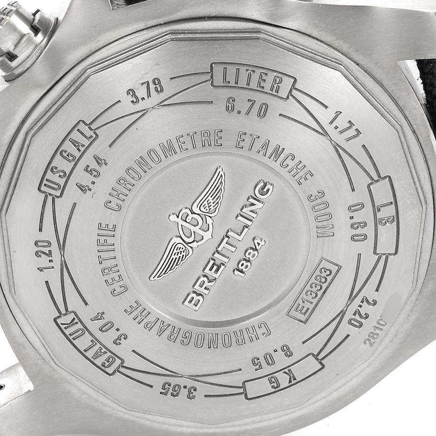 Breitling Avenger Bandit Grey Dial Titanium Mens Watch E13383