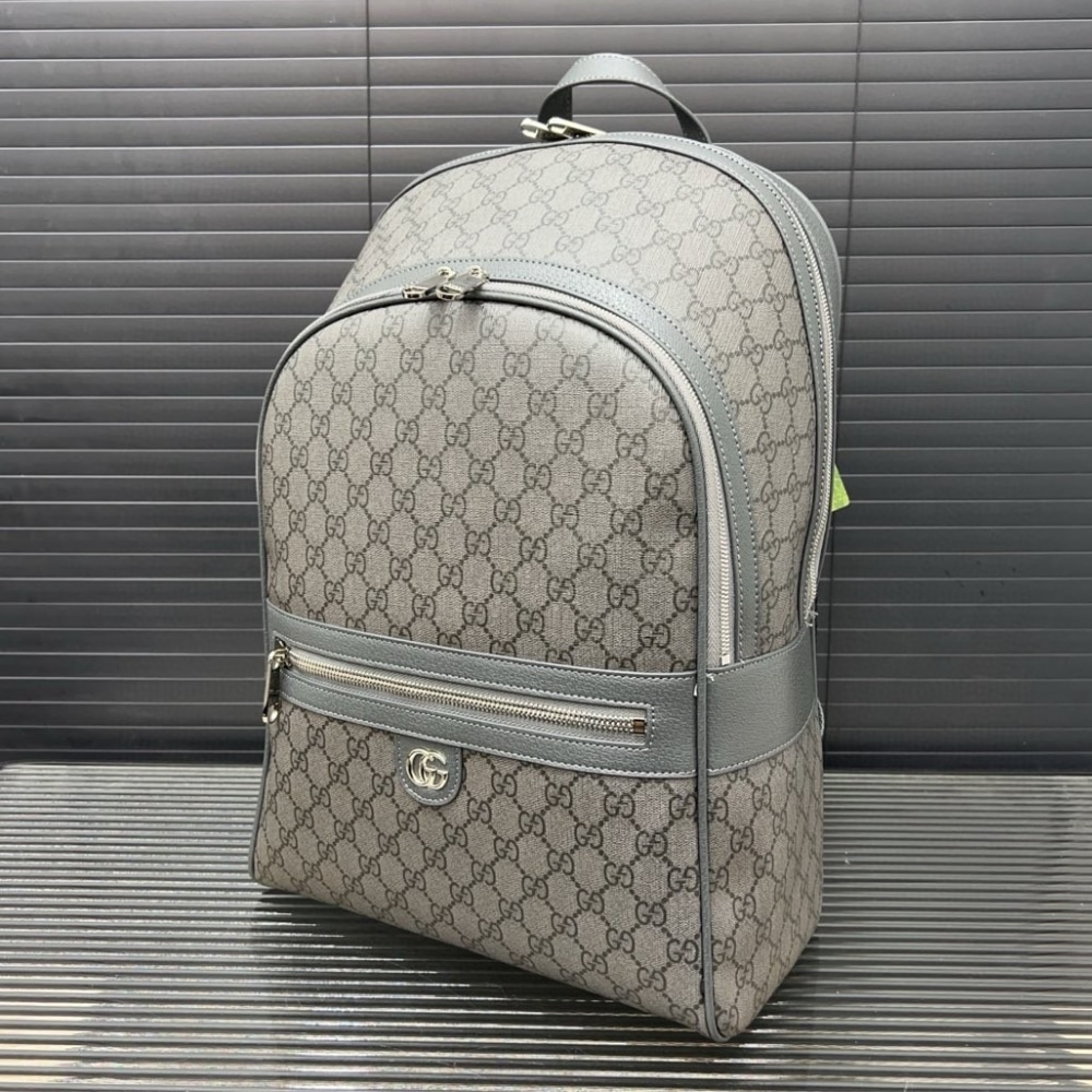 Gucci Ophidia Medium Backpack Grey 43cm 821938 Faefh 8793