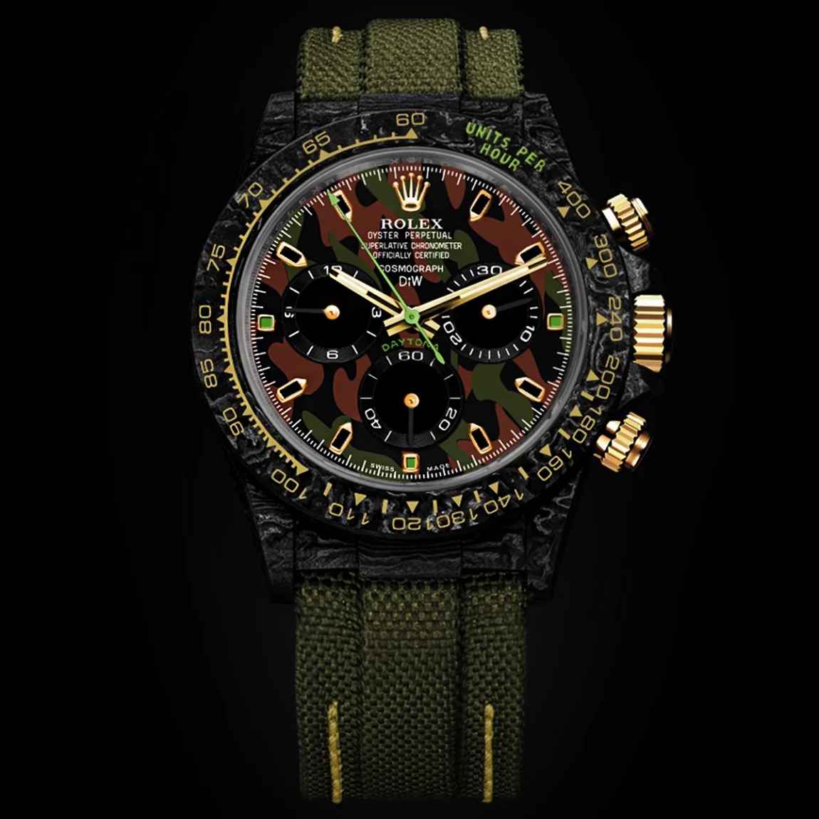 DiW Rolex Daytona "MILITARY GREEN UNIQUE 2"
