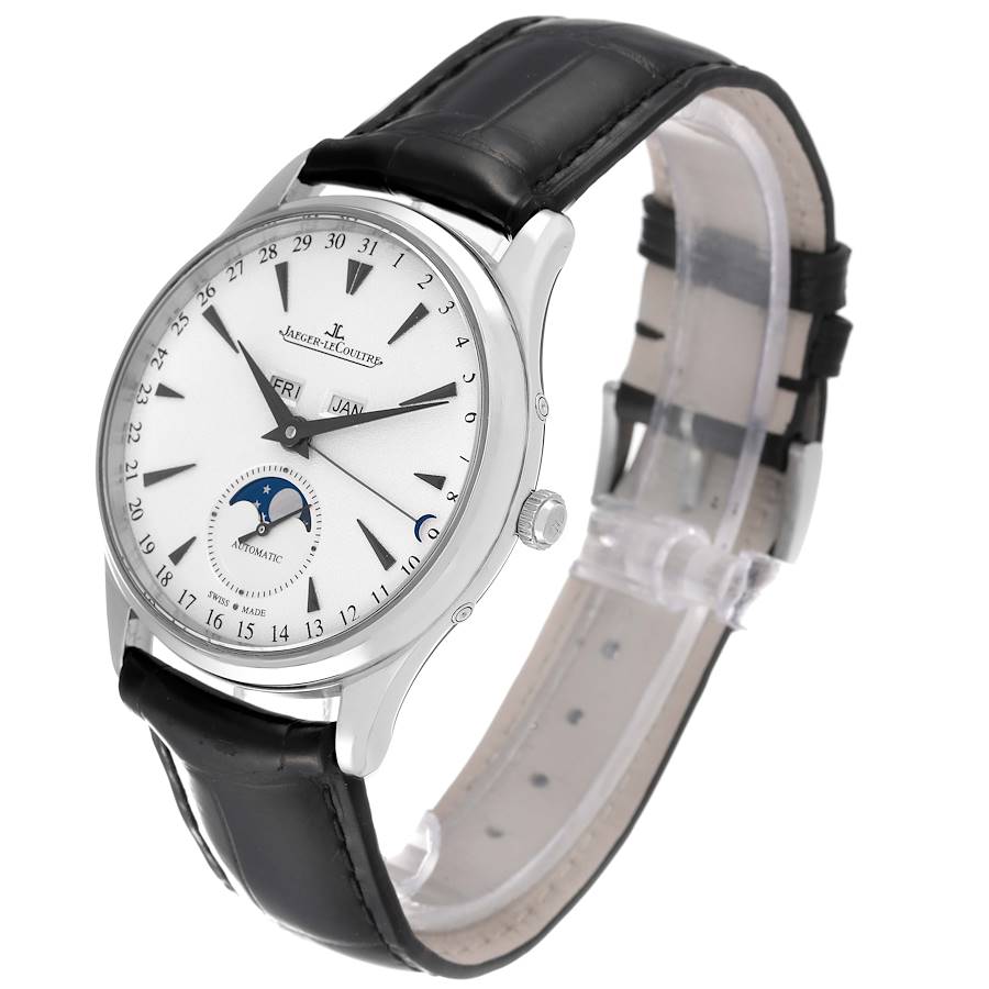 Jaeger LeCoultre Master Calendar White Gold Mens Watch Q1263520 176.3.98.S