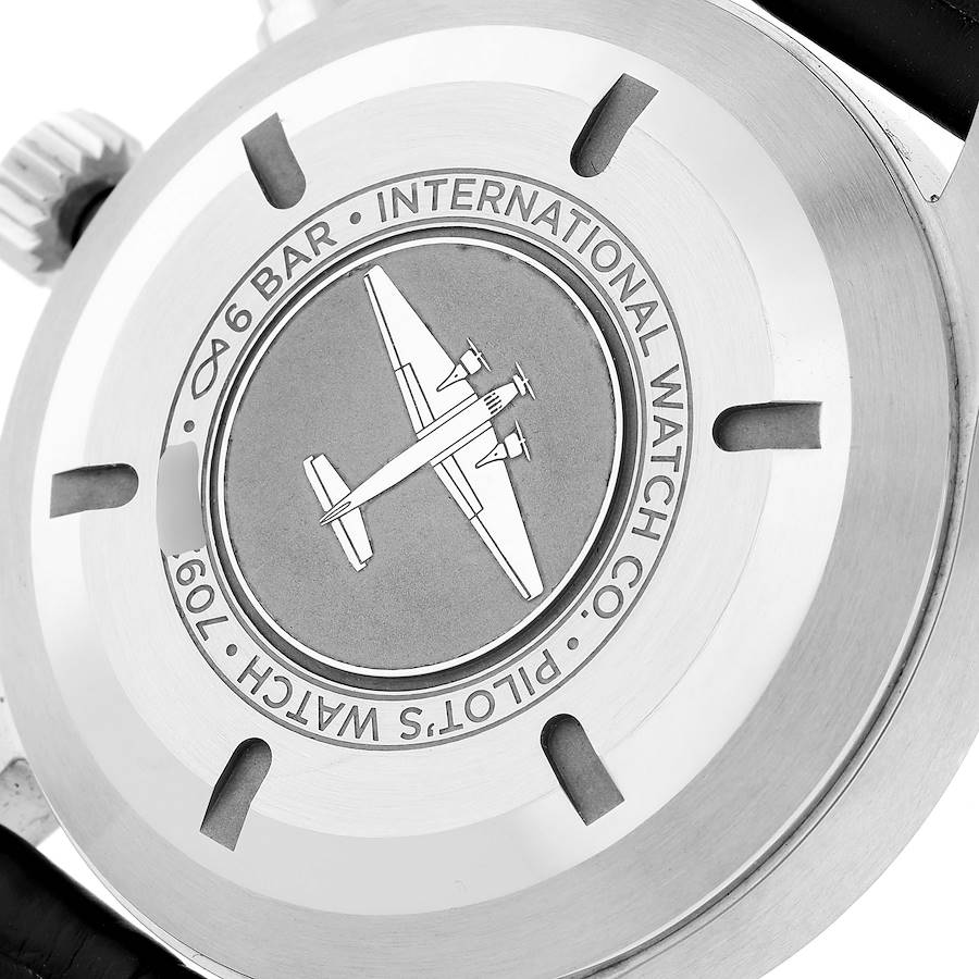 IWC Pilot Black Dial Men's Chronograph Watch IW377709