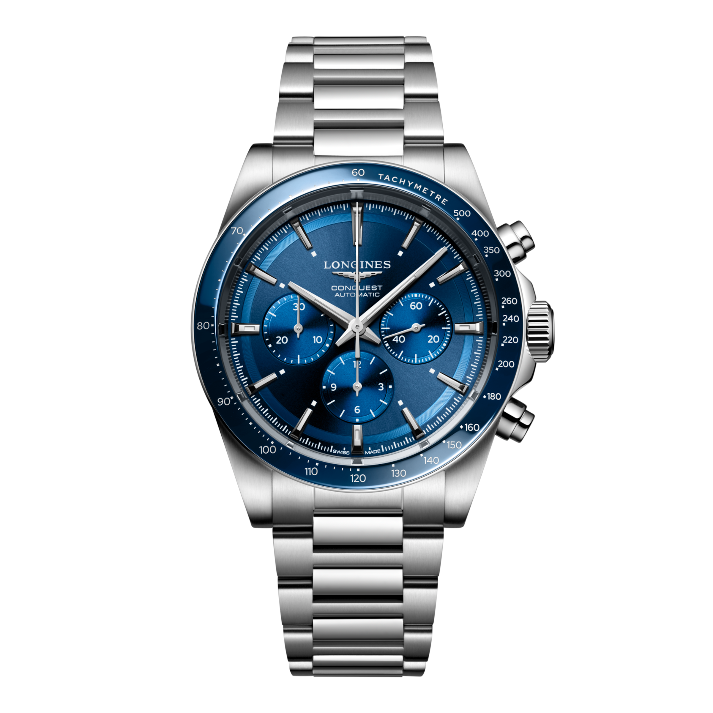 Longines Conquest Chronograph L3.835.4.32.6 Case size:&Oslash; 42 mm