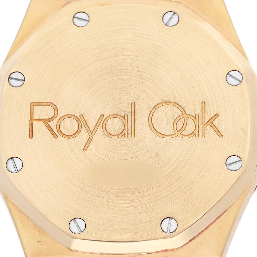 Audemars Piguet Royal Oak Yellow Gold Day Date Moonphase Mens Watch 25594BA