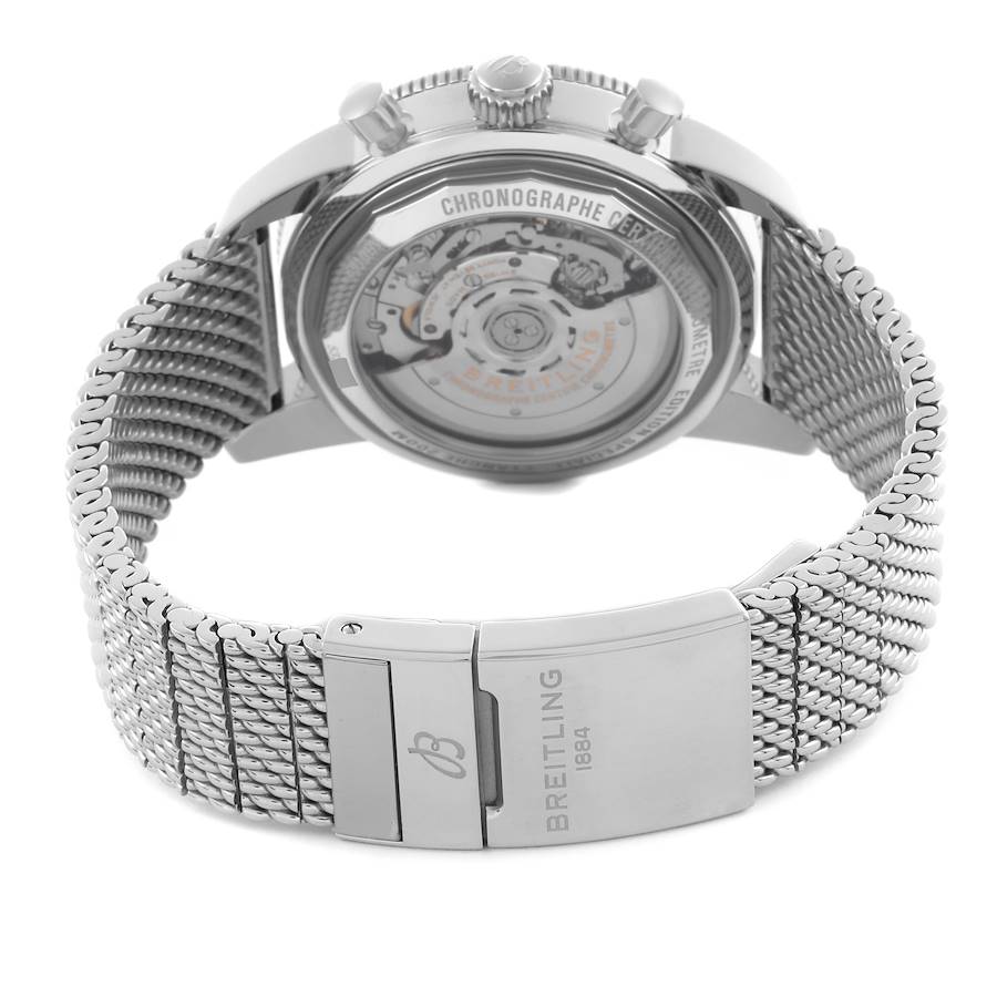 Breitling SuperOcean Heritage II B01 Blue Dial Steel Mens Watch AB0162