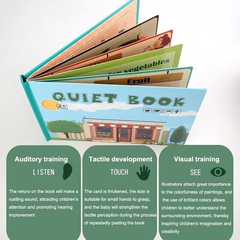 🔥Keep Your Kids Away From Electronics - Early Education Enlightenment Quiet Sticker Toy🎁-BUY 2 FREE SHIPPING