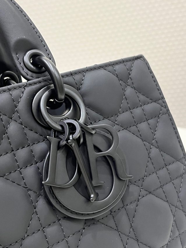 Replica Dior Lady D – Joy Large Bag Black Matte