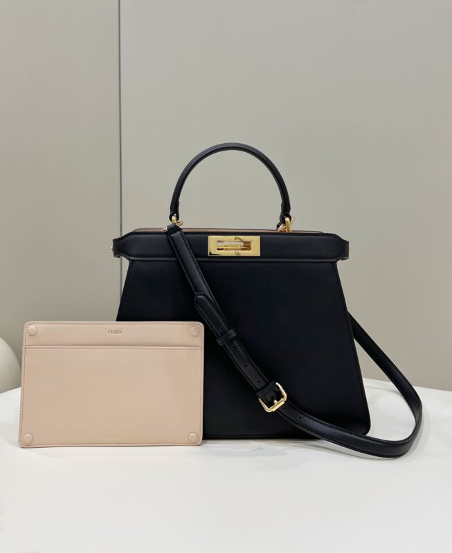 Replica Fendi Peekaboo Medium Black
