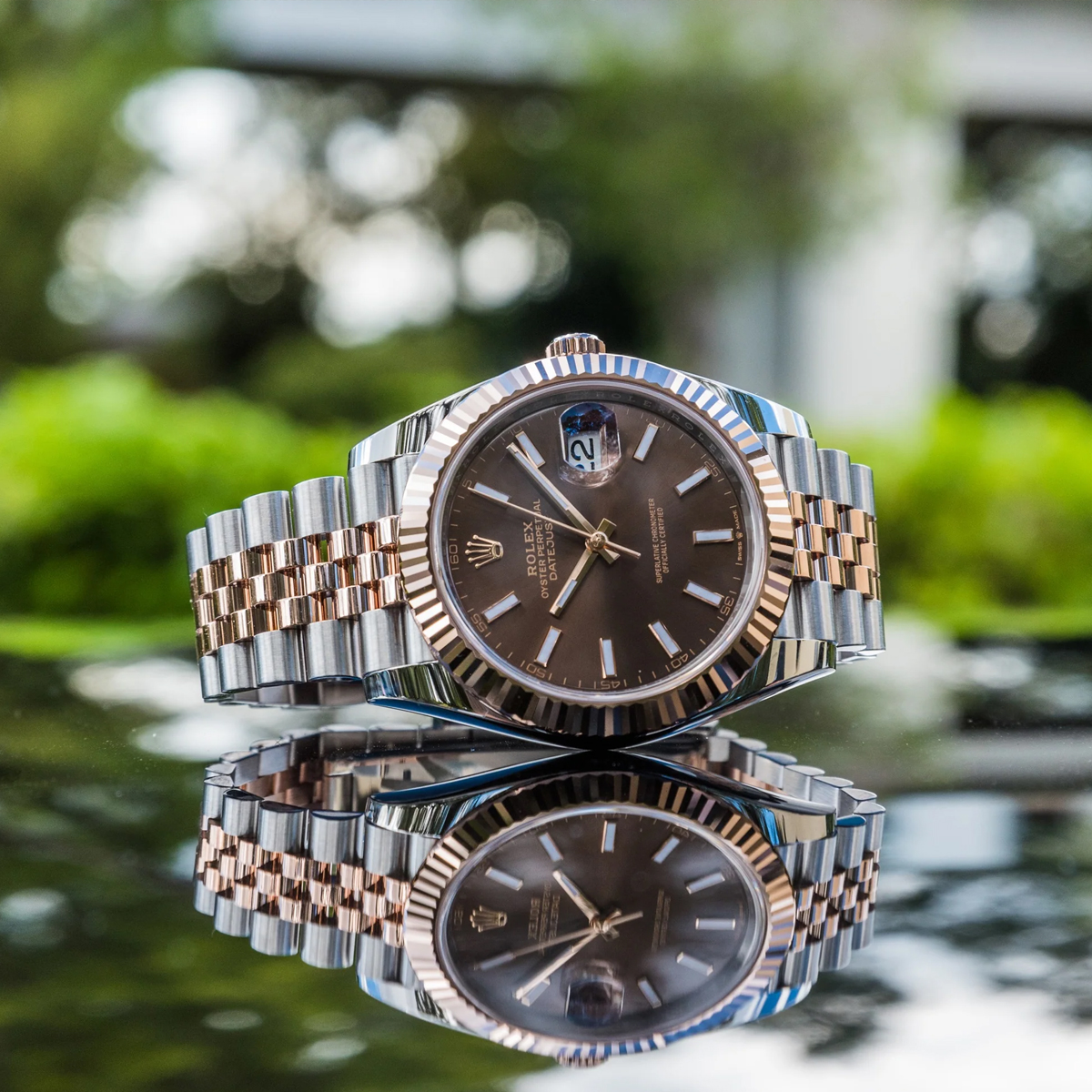 Rolex Datejust 41mm Jubilee Automatic Rose Gold & Steel Watch 126331