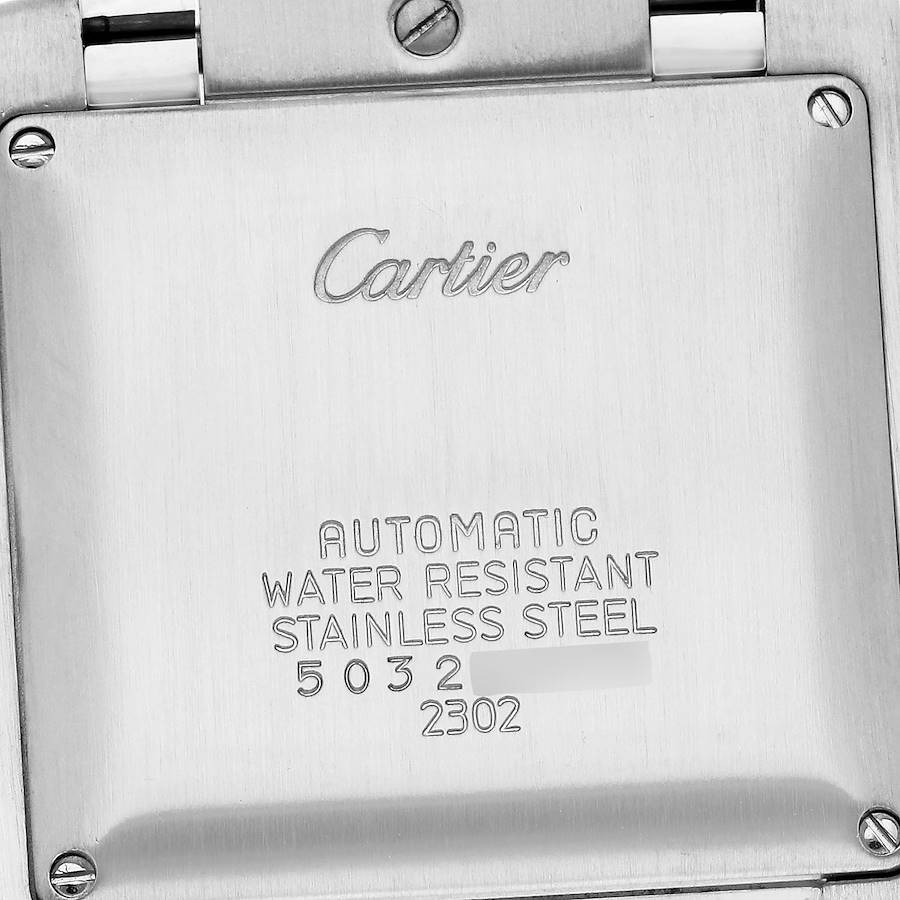 Cartier Tank Francaise Large Automatic Steel Mens Watch W51002Q3