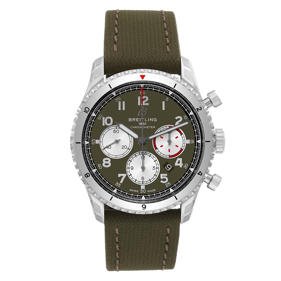 Breitling Aviator 8 B01 Curtiss Warhawk Steel Mens Watch AB0119