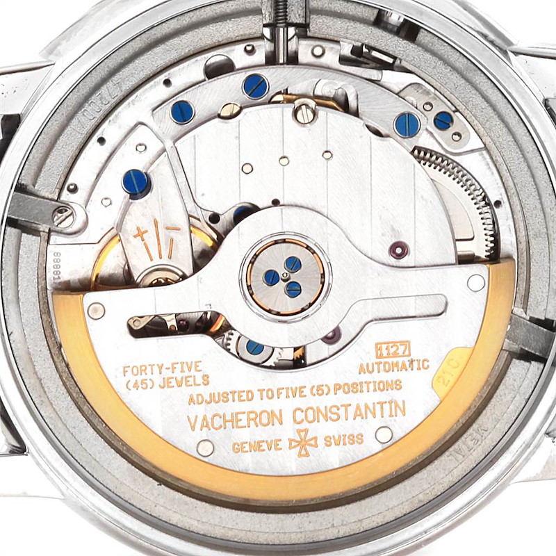 Vacheron Constantin Patrimony Date Power Reserve White Gold Watch 47200