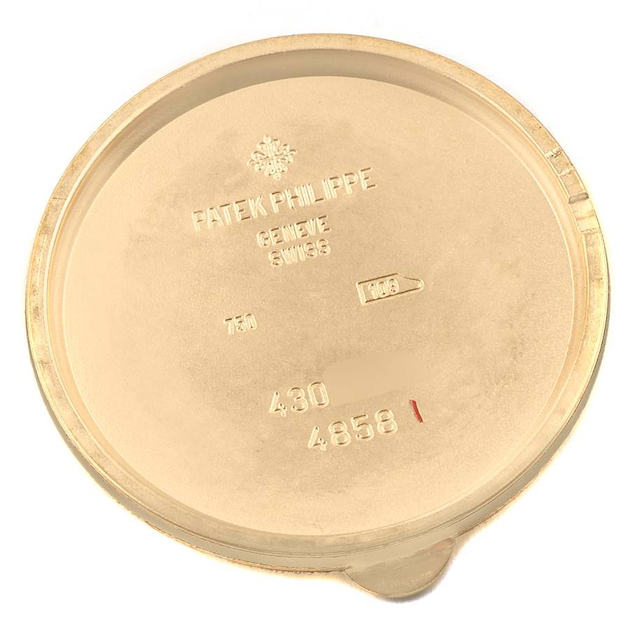 Patek Philippe Calatrava Yellow Gold Bronze Diamond Dial Ladies Watch 4858