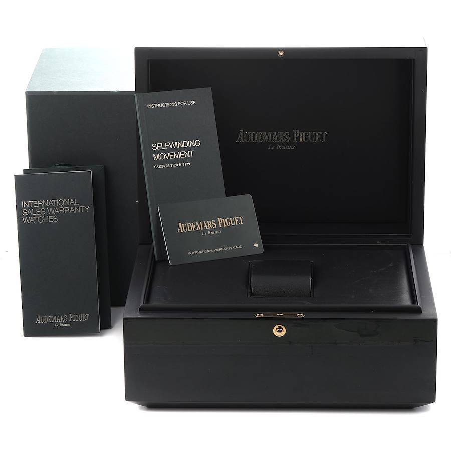 Audemars Piguet Royal Oak Diamond Sapphire White Gold Limited Edition Watch 15452BC