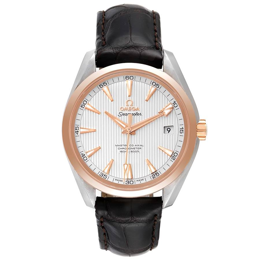 Omega Seamaster Aqua Terra Steel Rose Gold Mens Watch 231.23.42.21.02.001