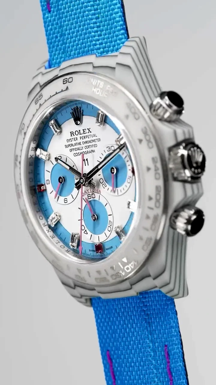 DiW Rolex Daytona CarboQuartz "RAINBOW S UNIQUE"