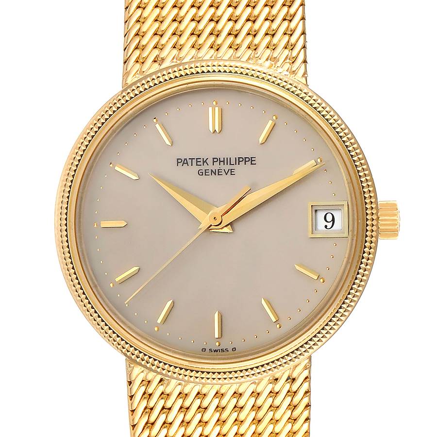 Patek Philippe Calatrava 18k Yellow Gold Automatic Mens Watch 3802