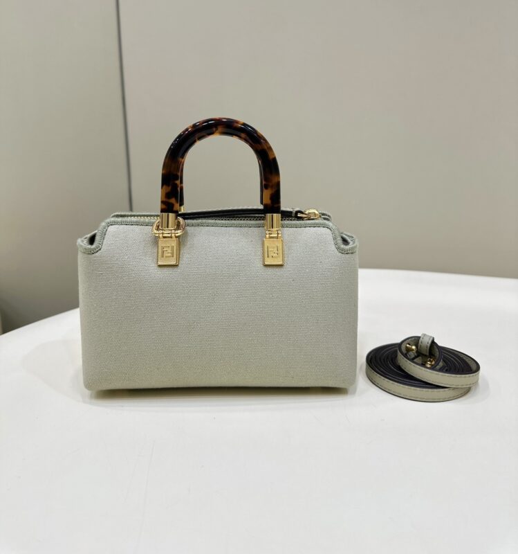 Replica Fendi By The Way Boston Beige Cotton