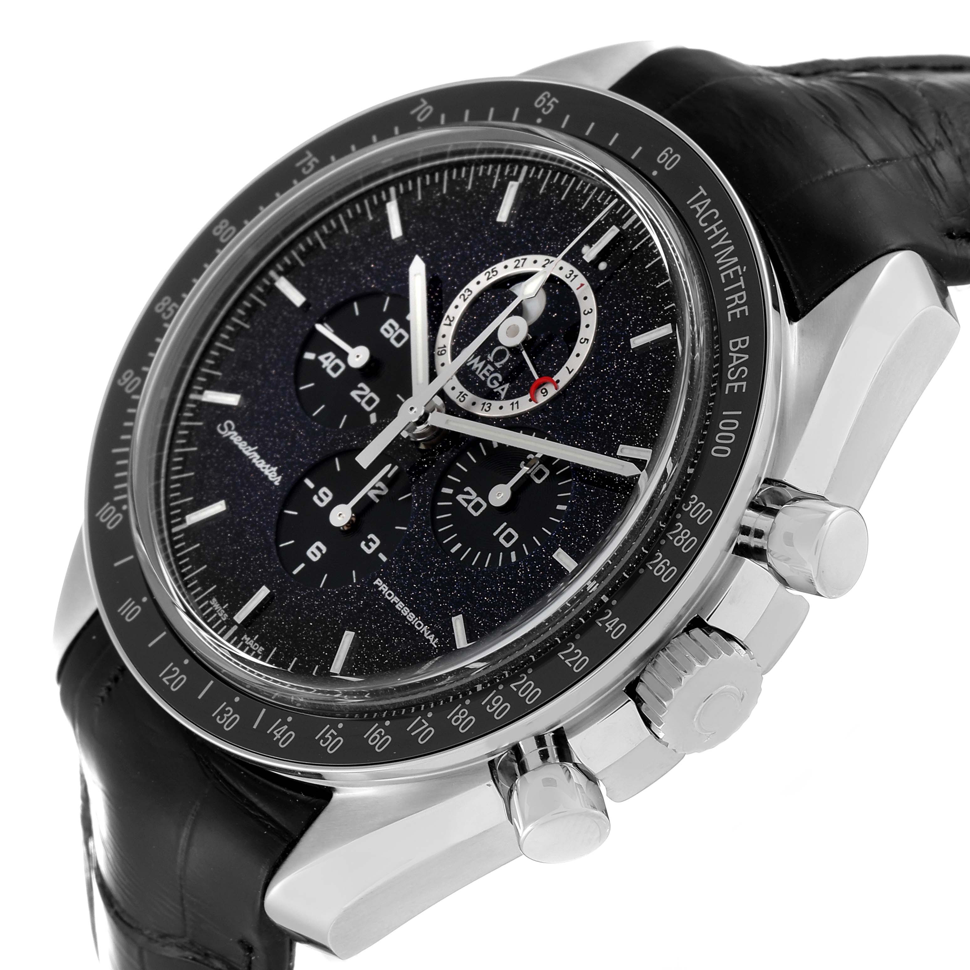 Omega Speedmaster Moonphase Steel Mens Watch 44.25 MM 311.33.44.32.01.001