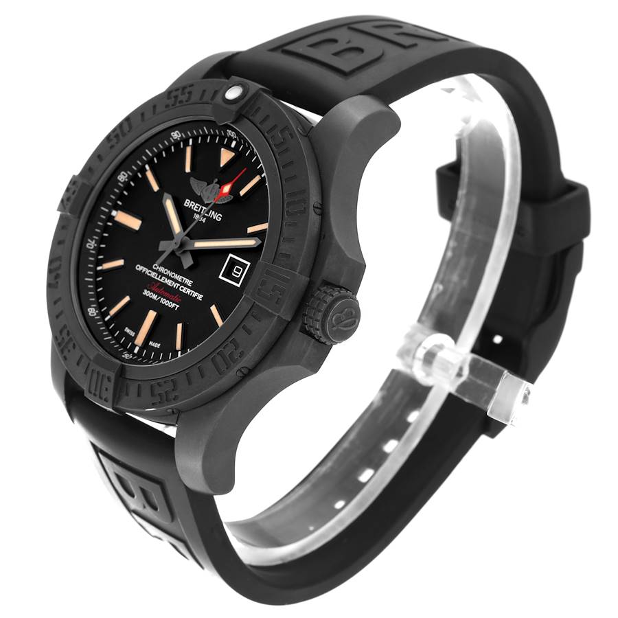 Breitling Avenger Blackbird 48 Titanium DLC Mens Watch V17310