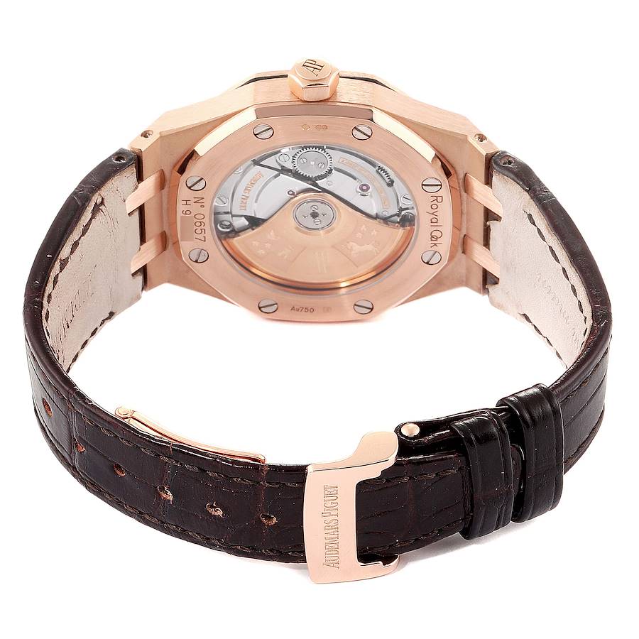 Audemars Piguet Royal Oak 37mm Midsize Rose Gold Mens Watch 15450OR