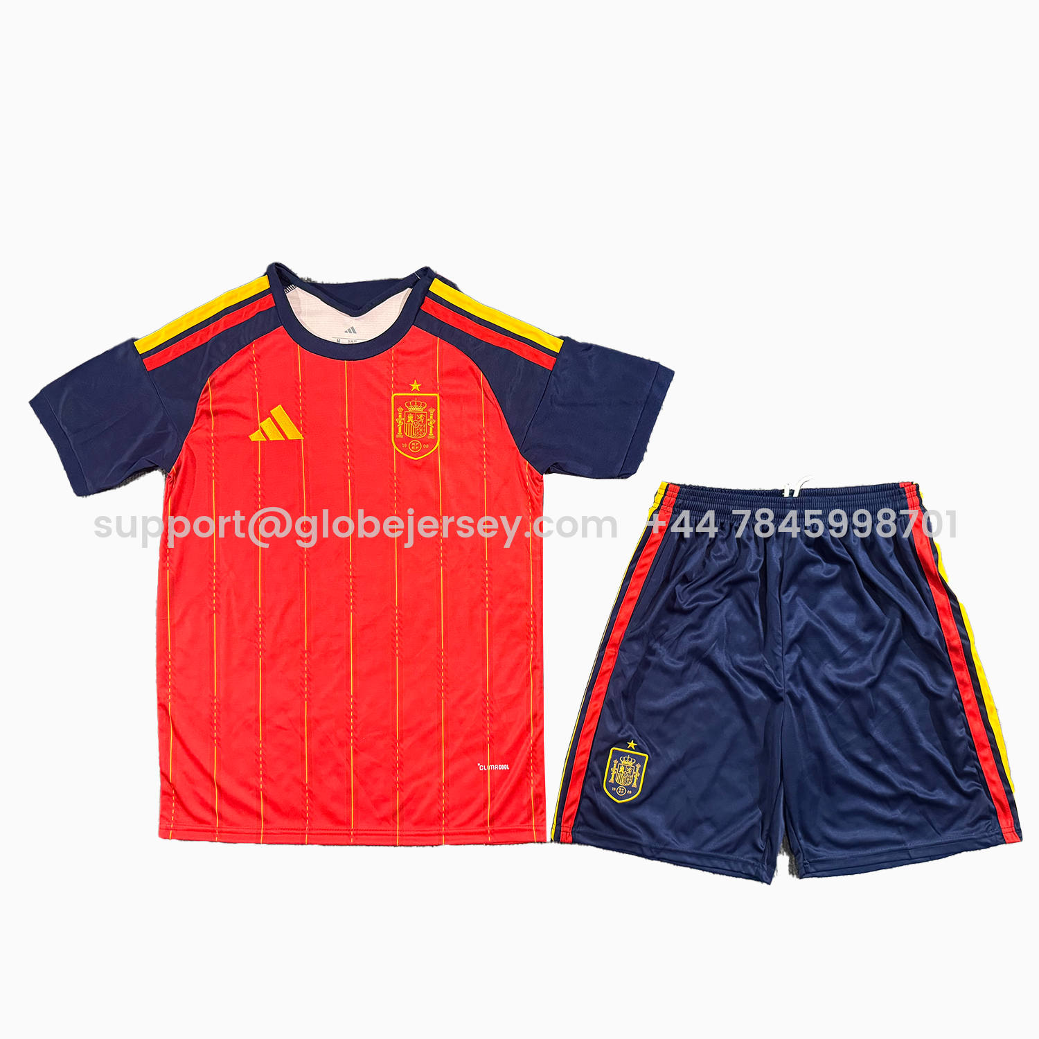 Spain 2026 Home Men's Adult Jersey Set - Fans Version