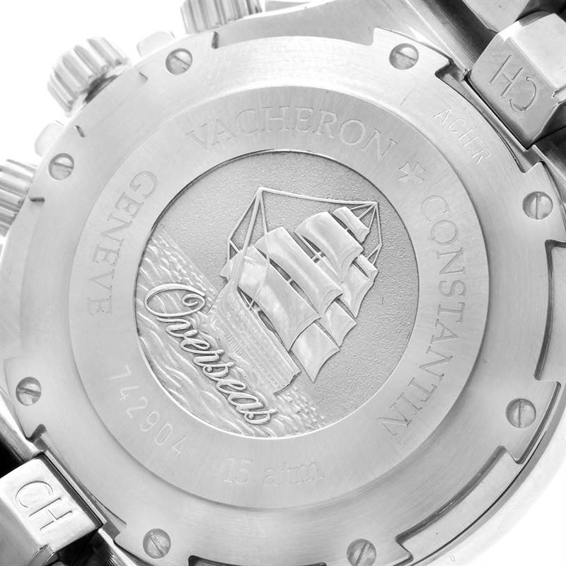 Vacheron Constantin Overseas Chronograph Silver Dial Watch 49140