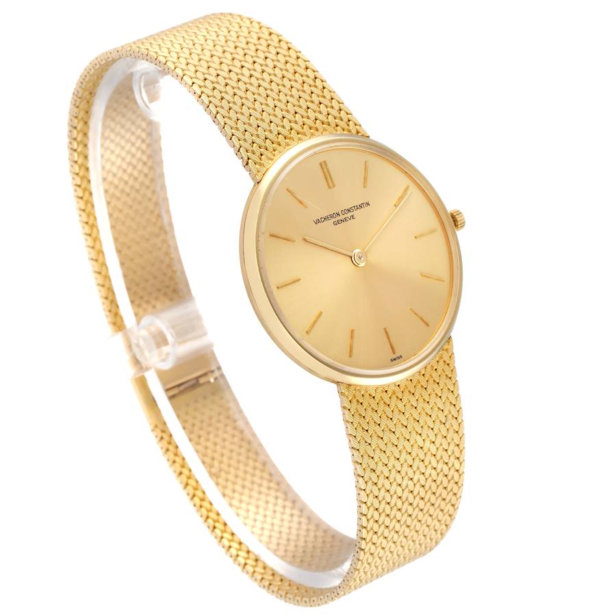 Vacheron Constantin Patrimony Yellow Gold Vintage Mens Watch 6872