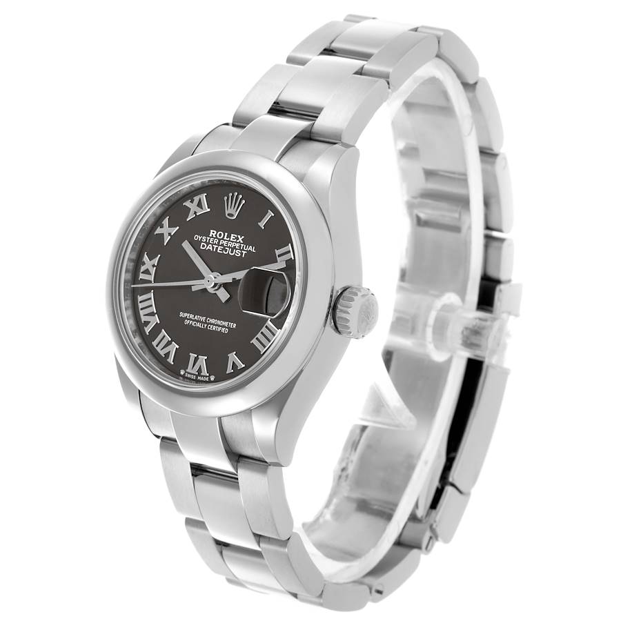 Rolex Datejust 28 Grey Dial Oyster Bracelet Steel Ladies Watch 279160