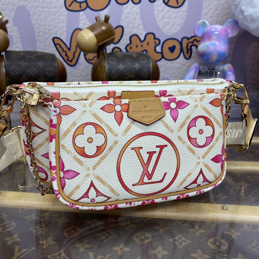 Replica Louis Vuitton Multi Pochette Accessoires Orange