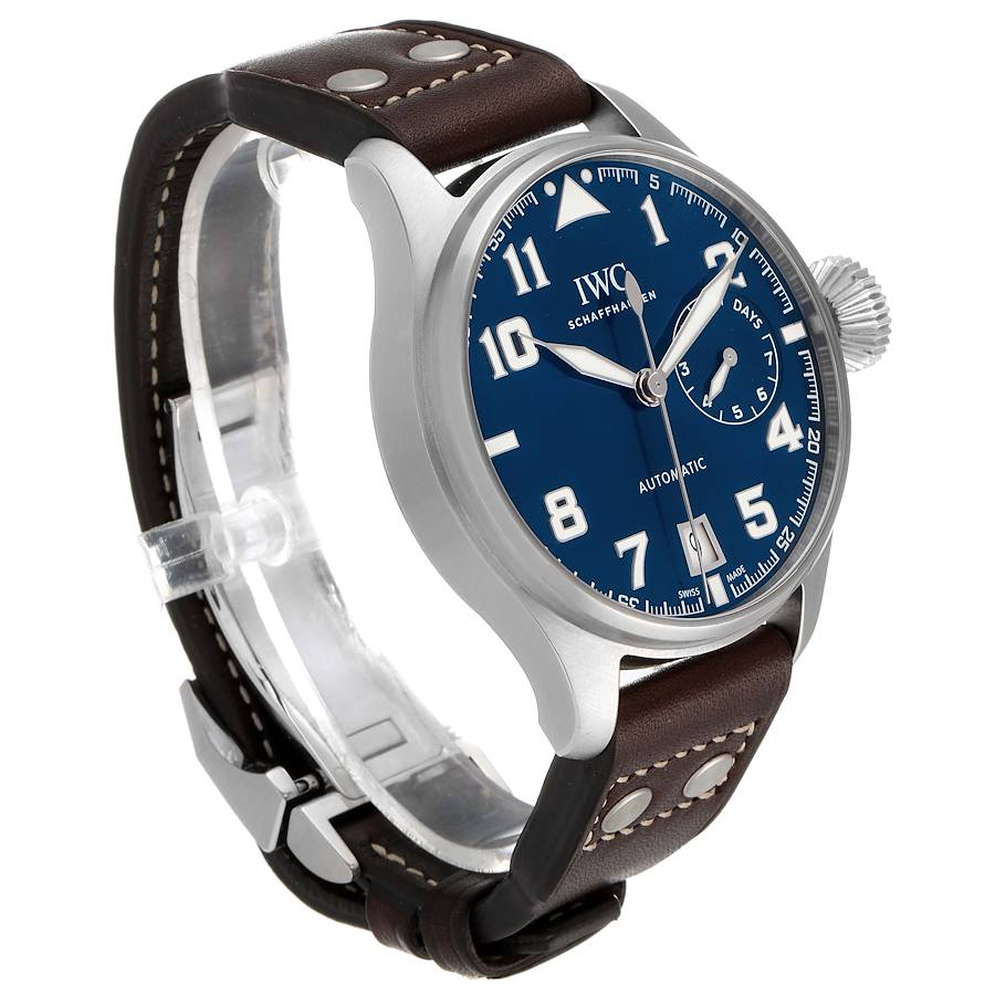 IWC Pilot Le Petit Prince Big Pilots Blue Dial Mens Watch IW500908