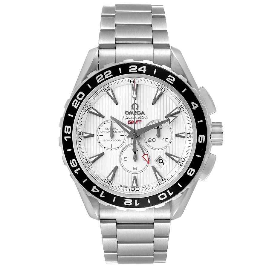 Omega Seamaster GMT Chronograph Steel Mens Watch 231.10.44.52.04.001