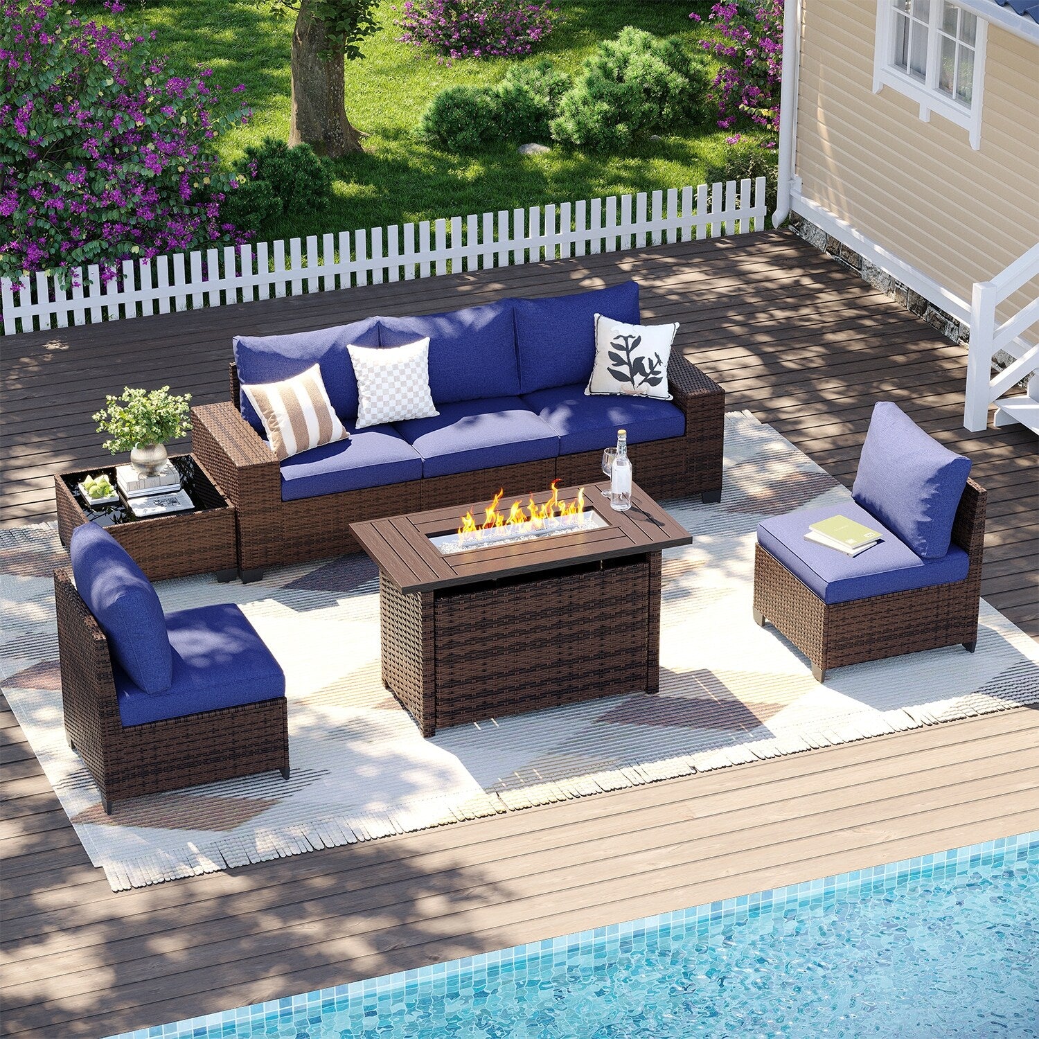 Patio Furniture Set , Outdoor Sectional Sofa Set