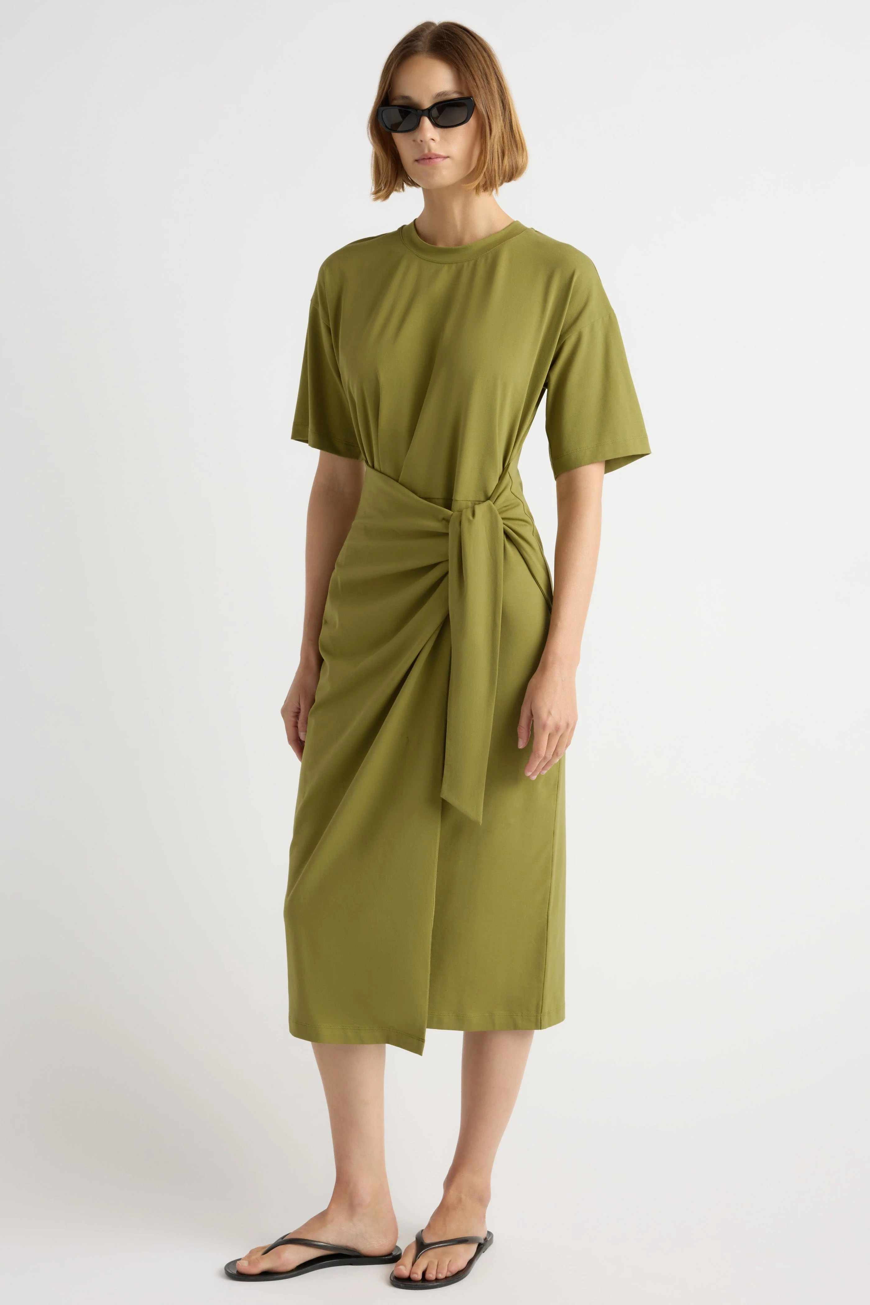 Noa Organic Cotton T-Shirt Wrap Dress
