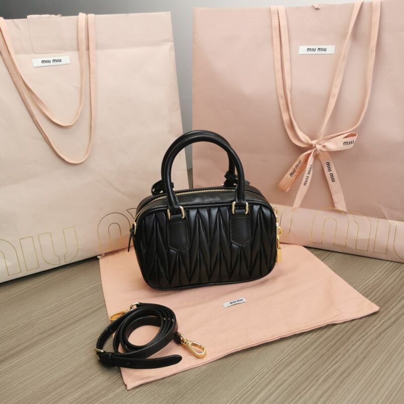 Replica Miu Miu Arcadie Small Black