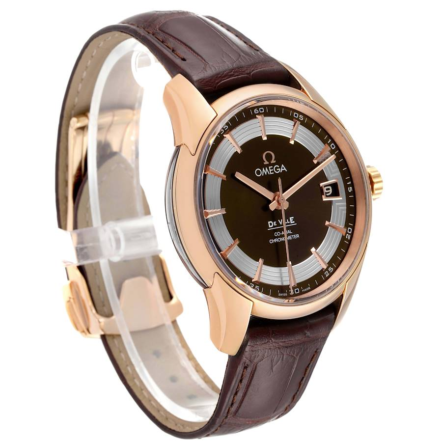 Omega DeVille Hour Vision Rose Gold Mens Watch 431.63.41.21.13.001 Unworn