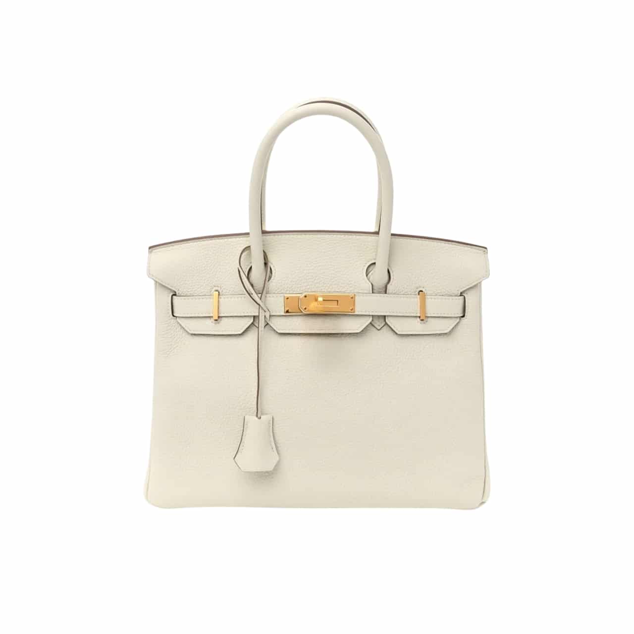 Hermes Birkin 30 Togo Mushroom White 30Cm