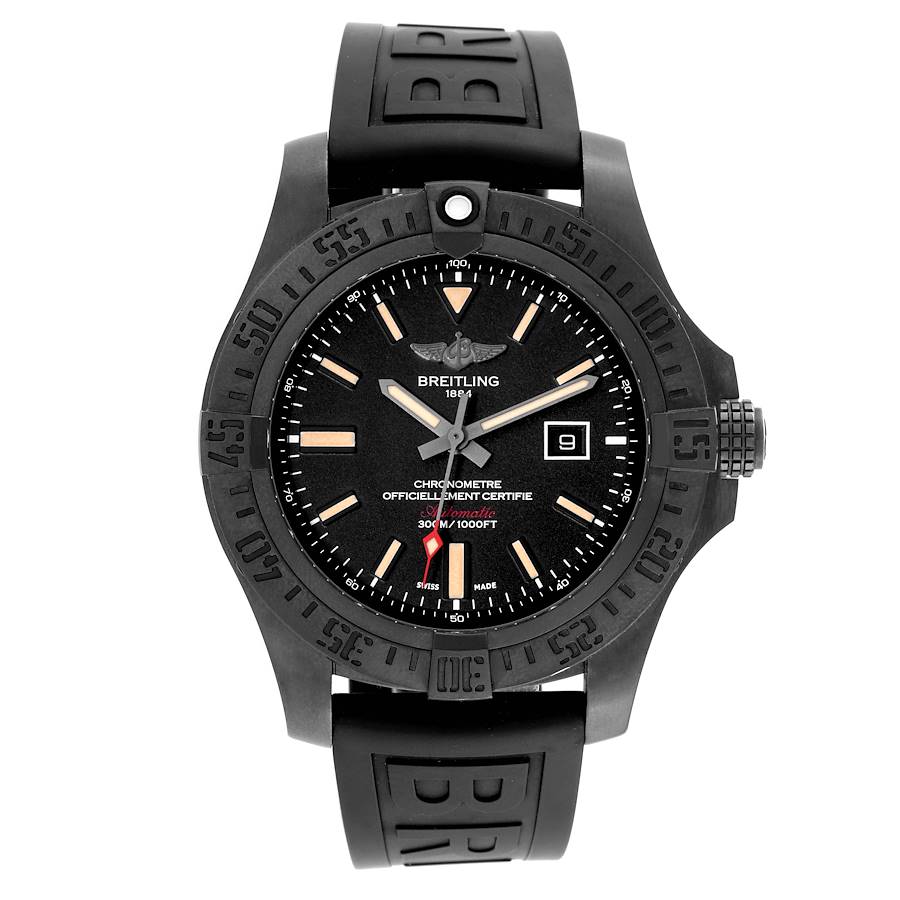 Breitling Avenger Blackbird 48 Titanium DLC Mens Watch V17310