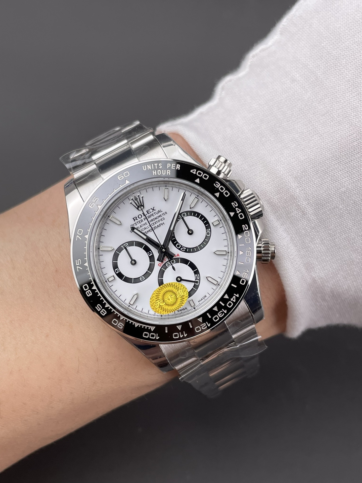 Panda Daytona White Dial