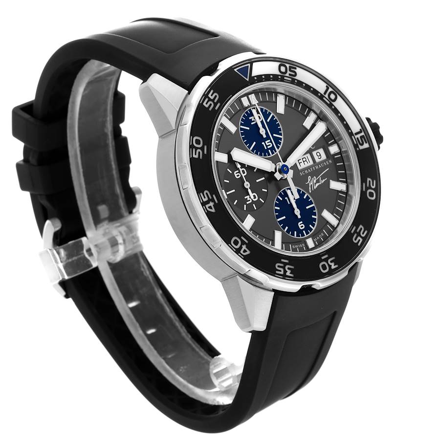 IWC Aquatimer Jacques Yves Costeau Edition Day Date Steel Mens Watch IW376706