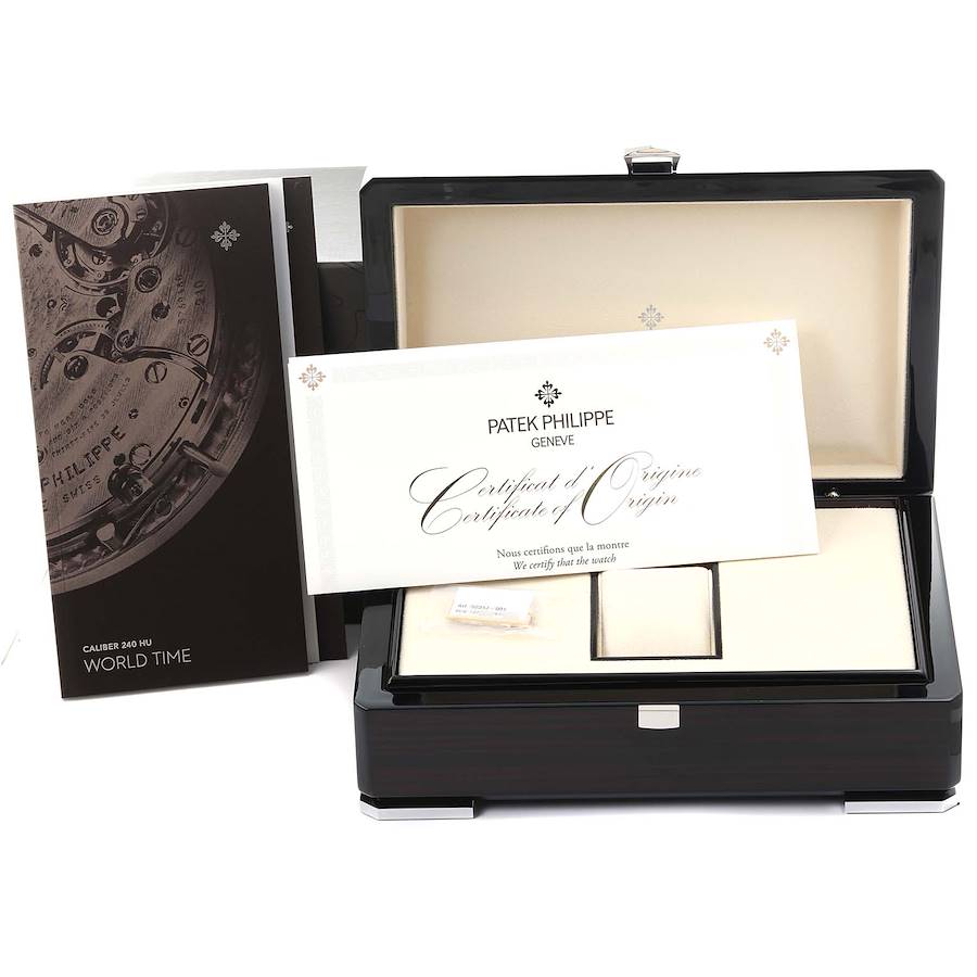 Patek Philippe World Time Complications White Gold Mens Watch 5231J