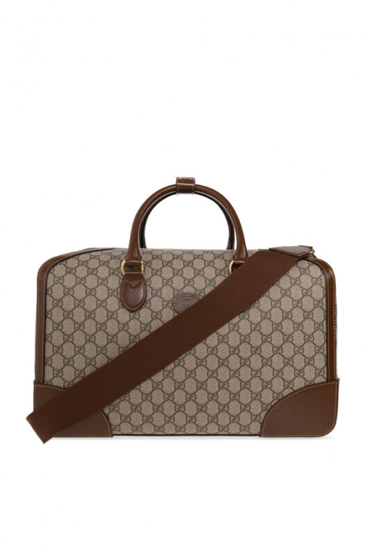 Replica Gucci Duffel Bag GG Supreme Canvas