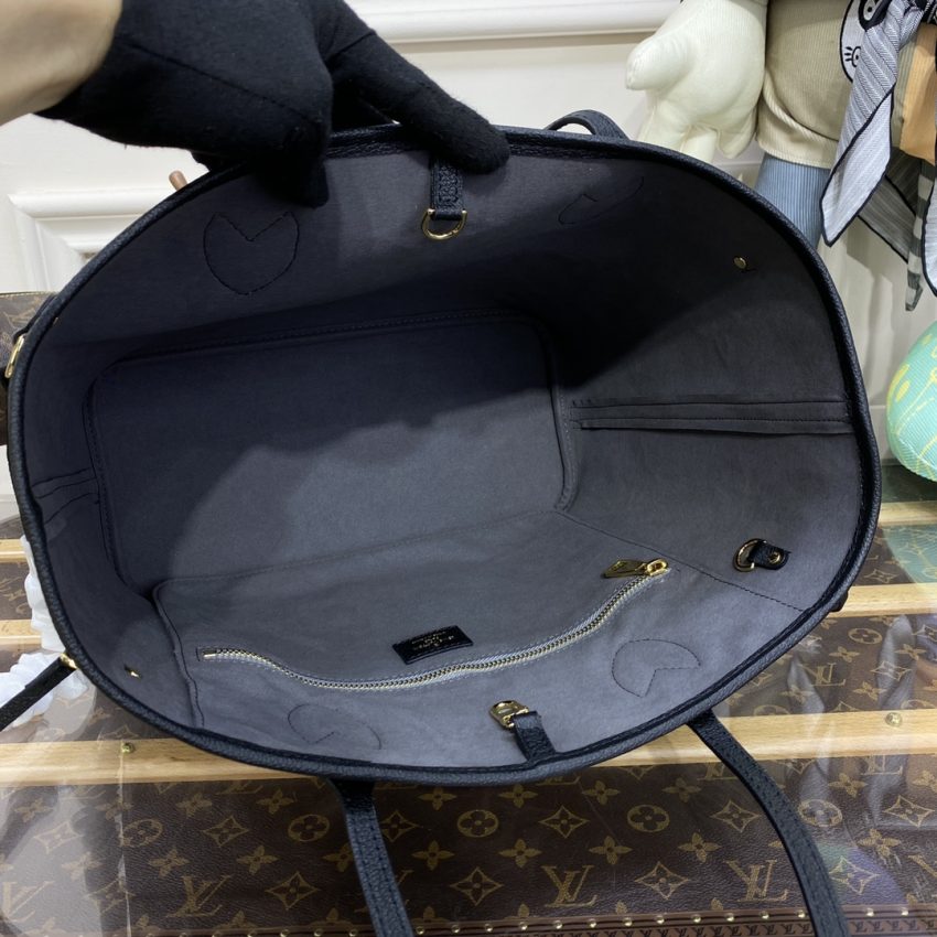 Replica Louis Vuitton Neverfull MM Black Pink