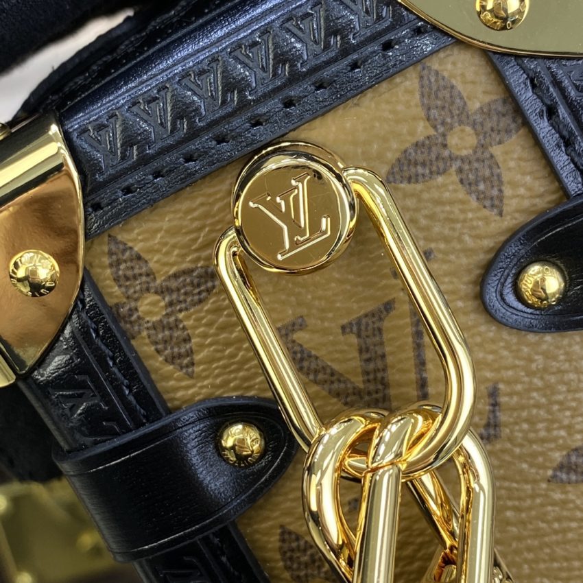 Replica Louis Vuitton Side Trunk Brown Canvas